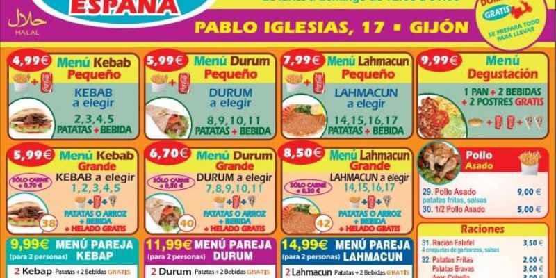 Kebab Gijon España
