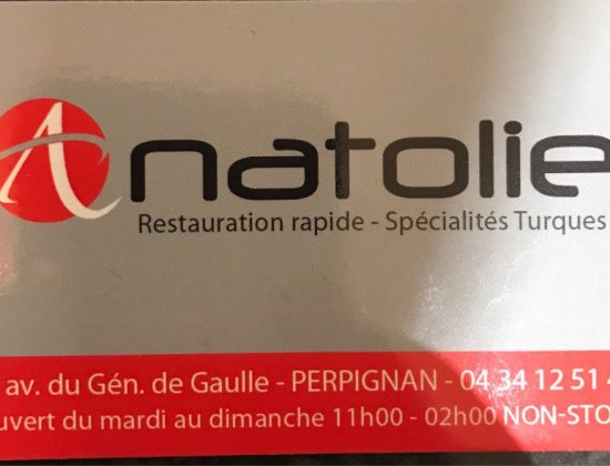 Anatolie kebab Perpignan